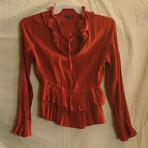 🌻B2G1 WHO WHAT WEAR Long sleeve blouse